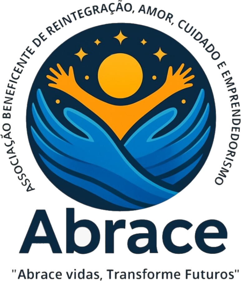 Logo da ABRACE – Associação Beneficente de Reintegração, Amor, Cuidado e Empreendedorismo