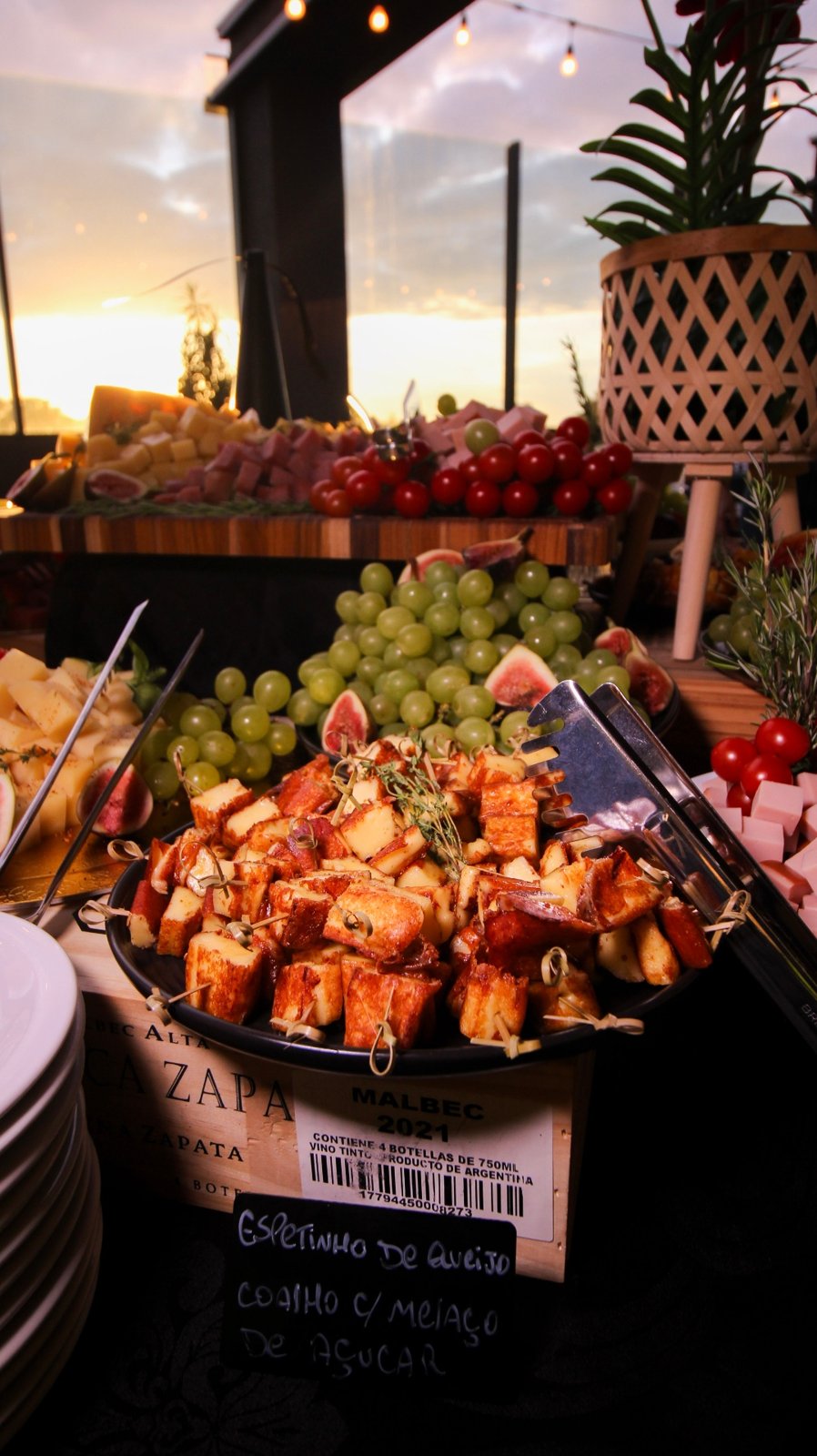 Jantar no Terrazzo Rooftop Bar em Foz do Iguaçu